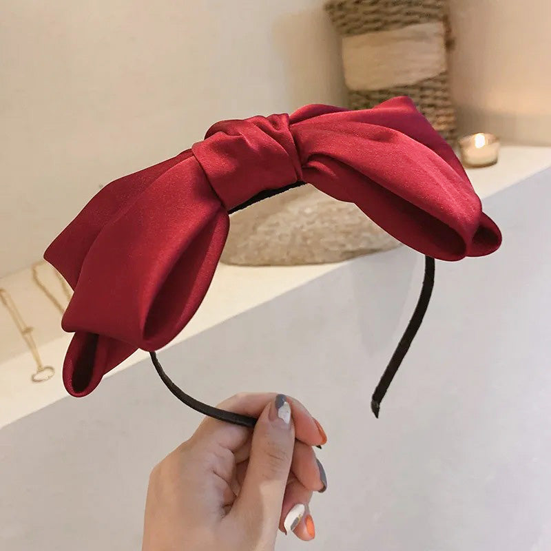 Vintage hair accessories big bowknot girls hairband headbands (5 pcs)