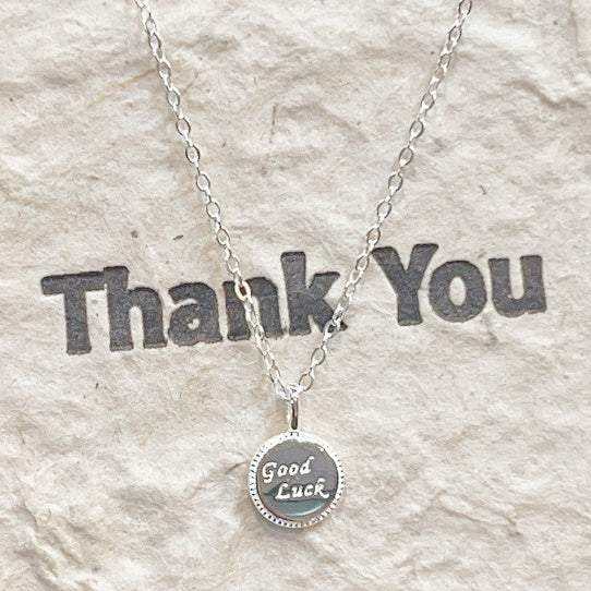 Wholesale 925 sterling silver good luck coin charm necklace set of 5