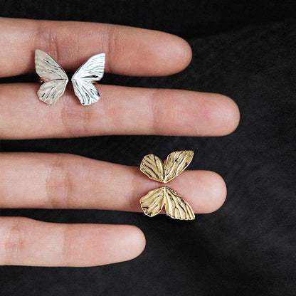 925 sterling silver butterfly adjustable open knuckle rings Set of 5