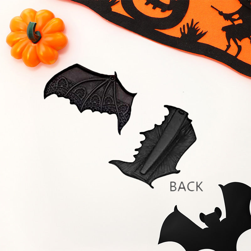 hair clips wholesale bat wings front and black