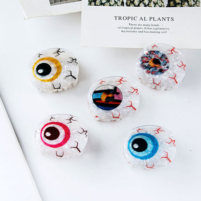 bulk hair clips halloween eyes