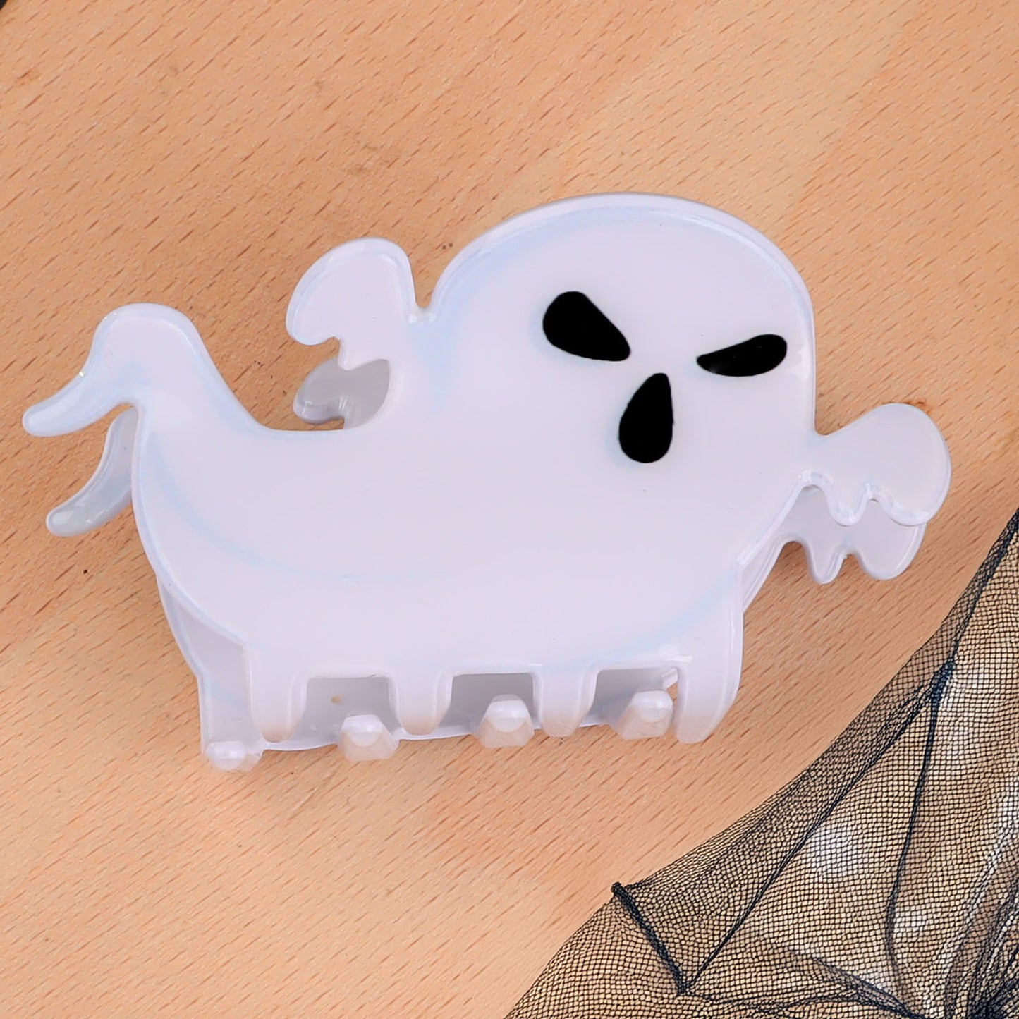 small hair clips halloween ghost for women