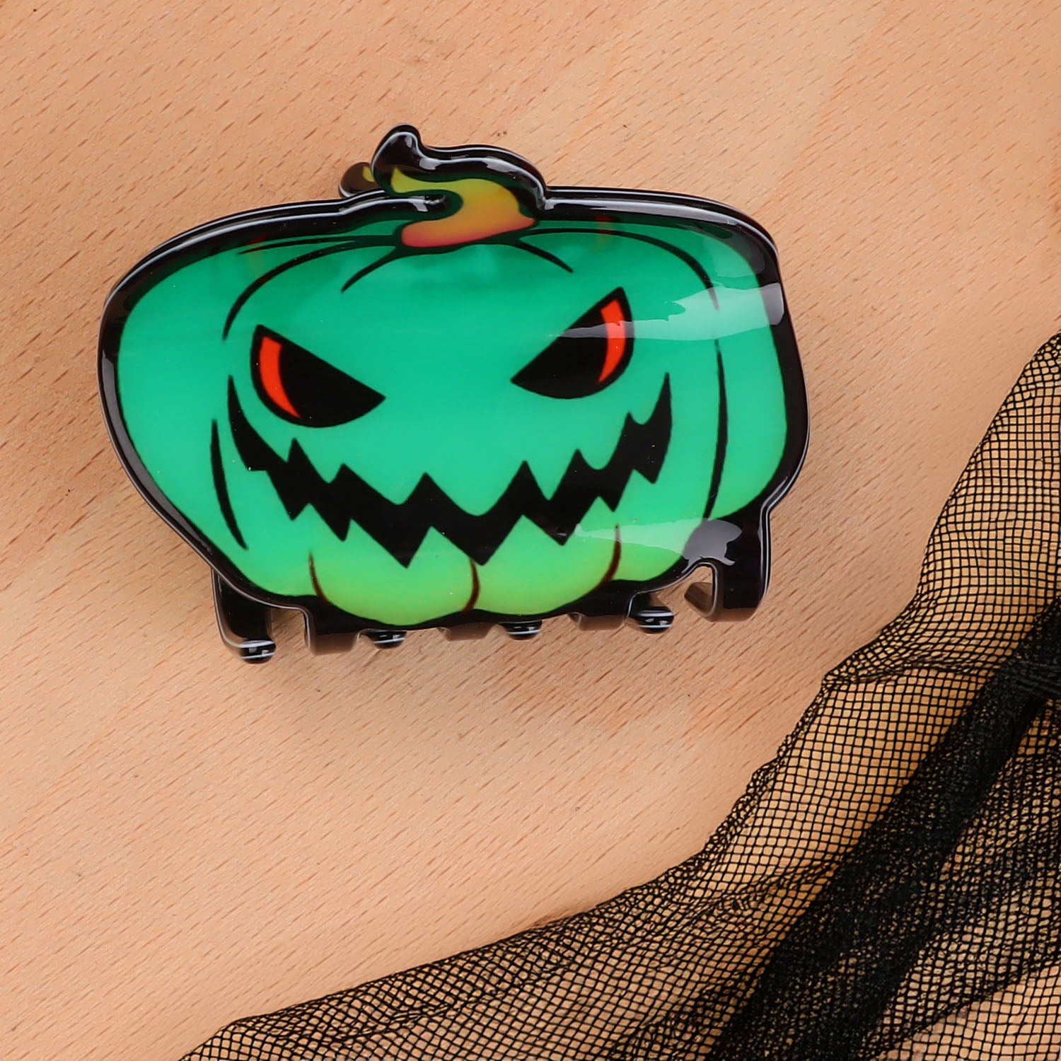 halloween hair claw clip