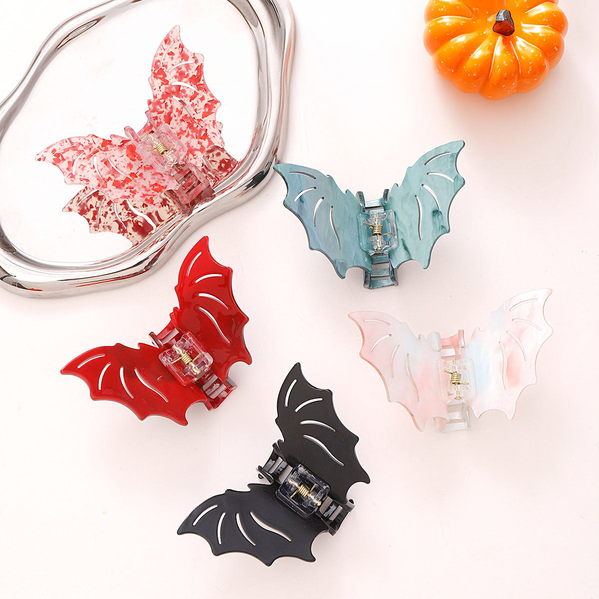 bat ear hair clips