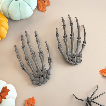 Skeleton Hands Hair Clips: Punk Skull Paw Claw Hairpins for Halloween - Zombie-Inspired Hair Accessories! (5 pcs)