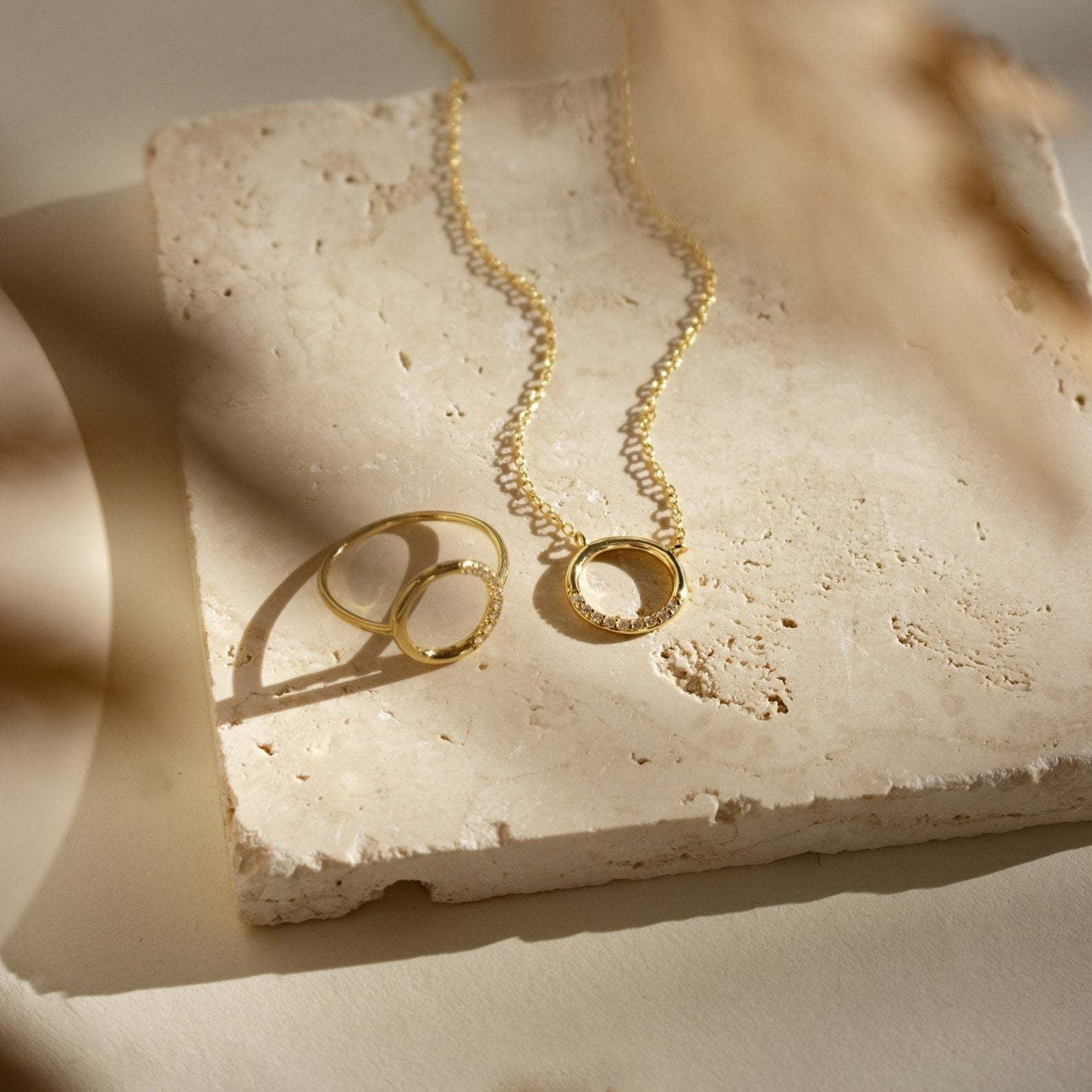 Lightweight silver pendant necklace gift idea for female teacher