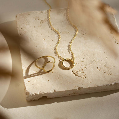 Lightweight silver pendant necklace gift idea for female teacher