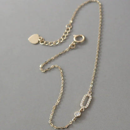 Elegant 925 cz bracelet with baguette-cut stones, ideal for stacking