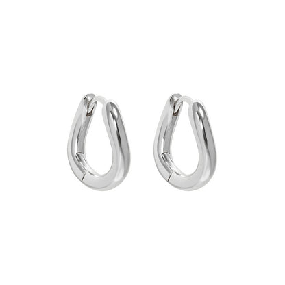 . 925 sterling silver earrings wholesale – hypoallergenic chunky hoops for daily wear