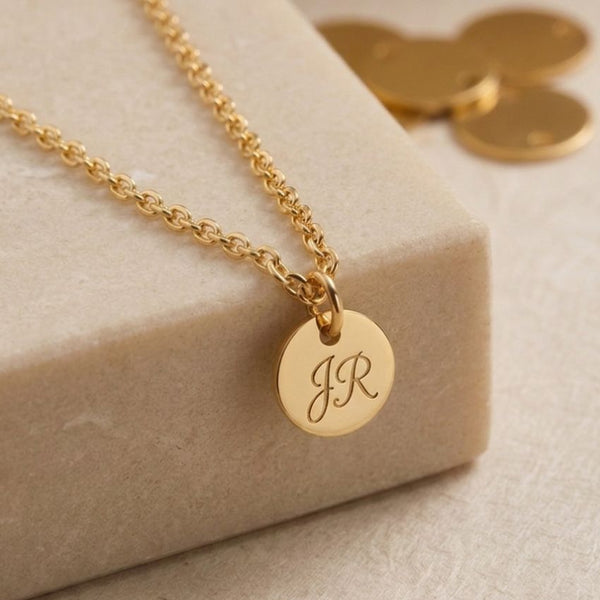Custom Brand Logo Tag on Luxury Necklace