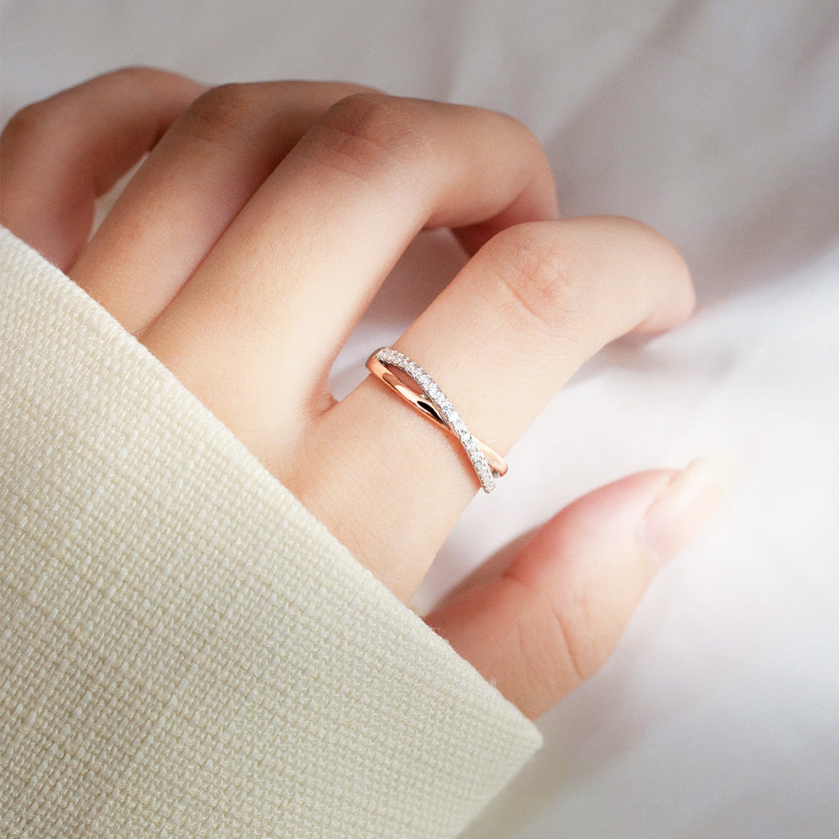 925 Sterling Silver Möbius Ring