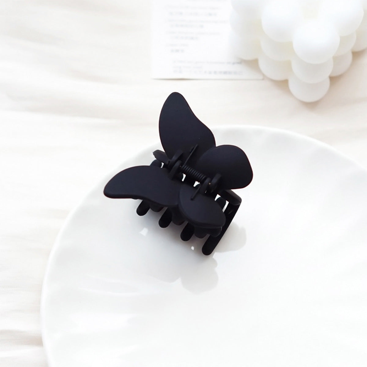 Black Butterfly Hair Jaw Clip