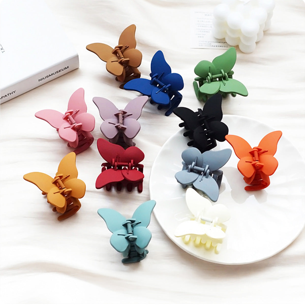 Colorful Butterfly Hair Jaw Clip