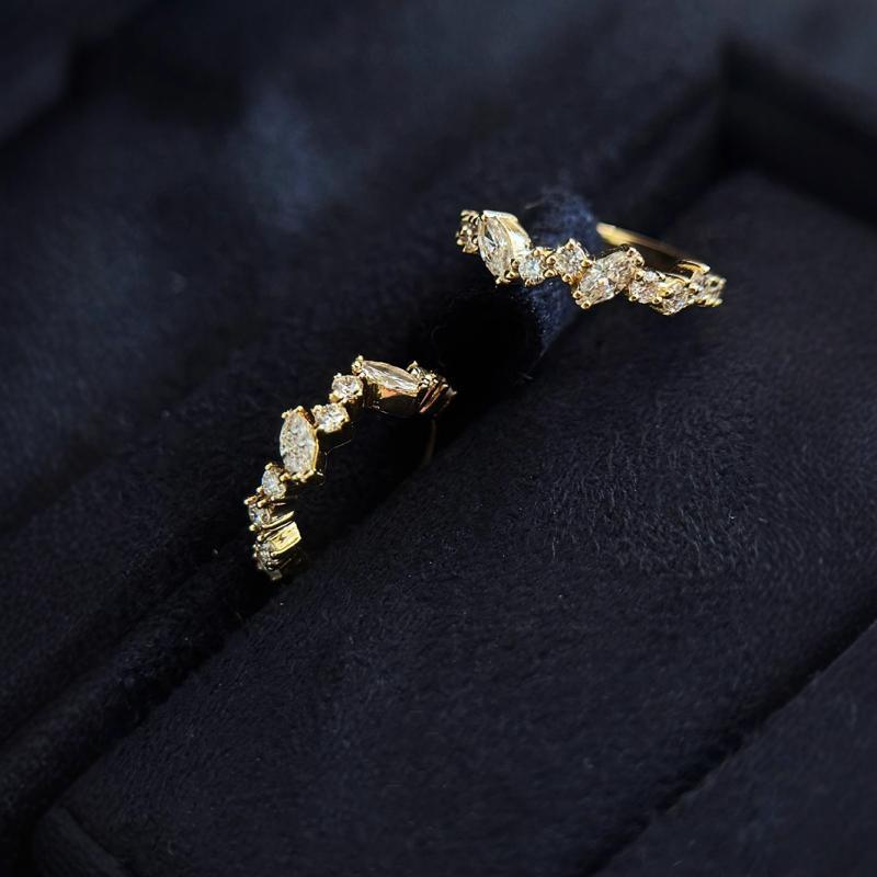 CZ Huggie Earrings Small 925 Sterling Silver 14K Gold Minimalist Cartilage Hoop Wholesale