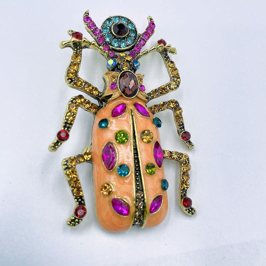 Vintage Beetle Insect Brooch Pin (5 pcs)