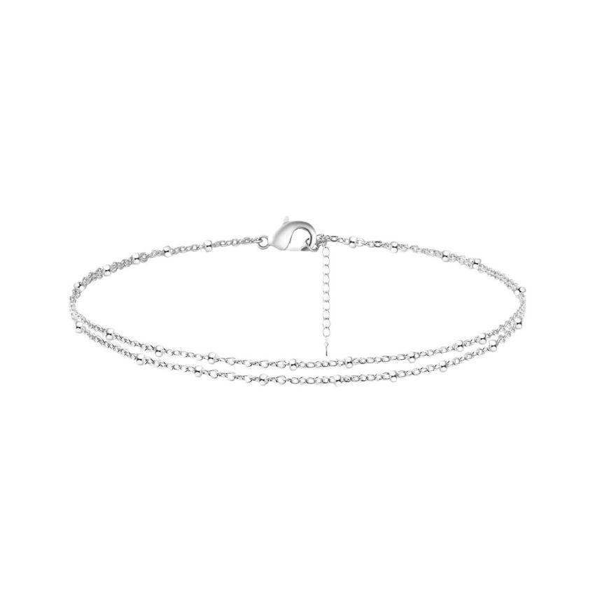 Wholesale 5 Piece Brass Bohemian Layered Anklet Set Beach Style