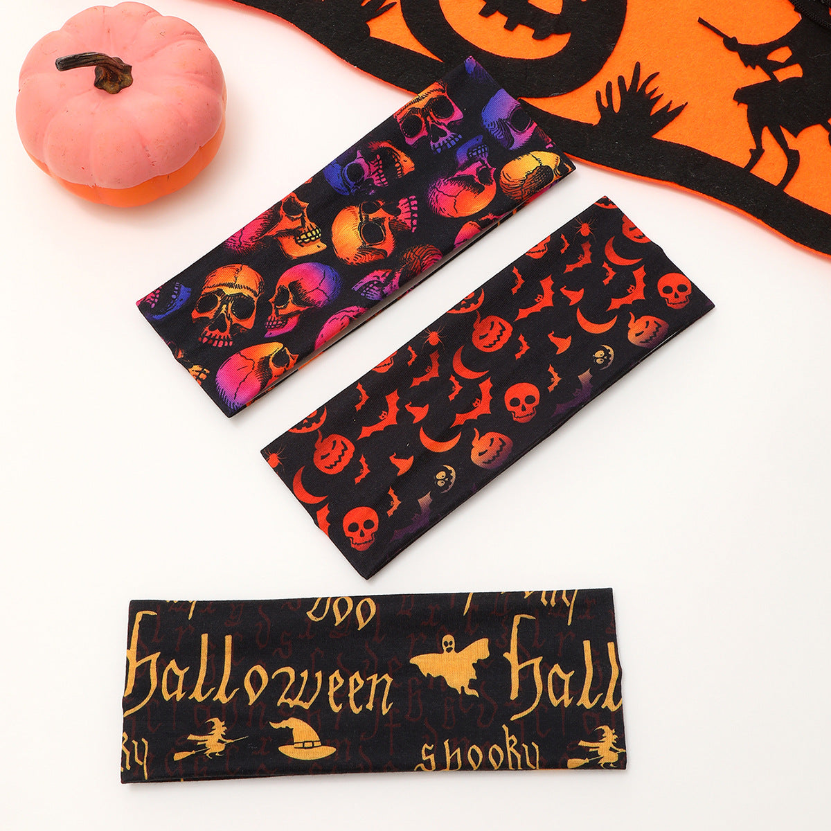 Halloween Headbands skull black