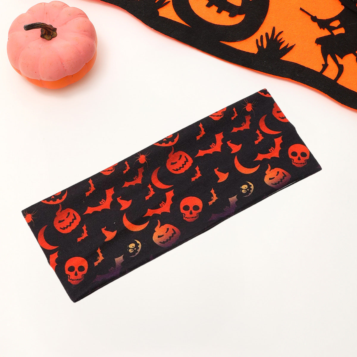 Halloween Headbands black and bat pumpkin skull