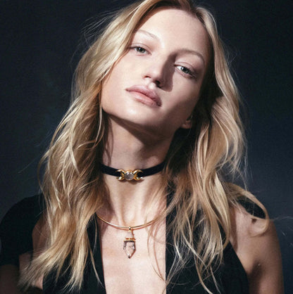 Layered Blue Pendant Necklace Set Wholesale Five Piece Set