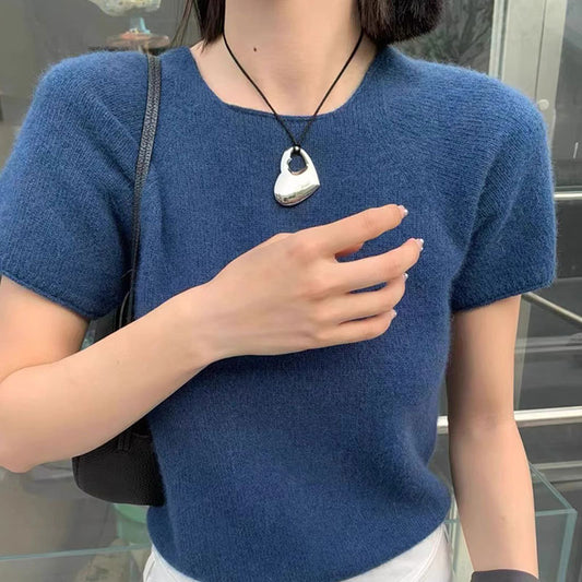 Korean Style Black Cord Necklace with Comb Pendant Minimalist Fashion Brass Jewelry Wholesale Statement Accessory