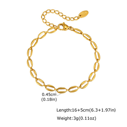 Wholesale 5 Sets Stainless Steel Necklace Bracelet Round Tag Jewelry