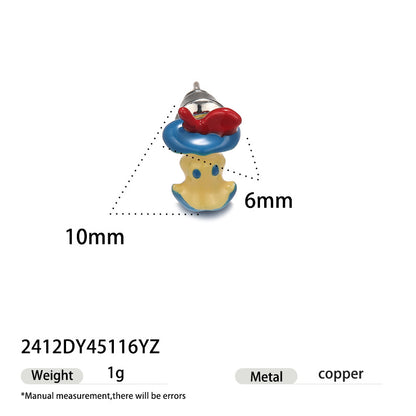 Wholesale Trendy Boutique Brass Earrings 5 Pairs Set - Elegant Accessories for Daily Wear & Gift Shops Wholesale Brass Jewelry Supplier JR Fashion