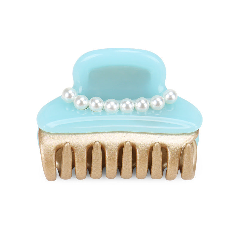 Pearl Claw Clip French Style Acetate Hair Clip (5 pcs)