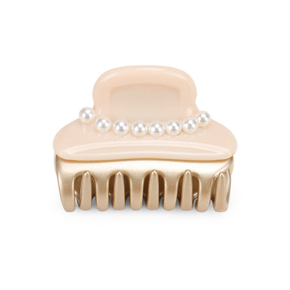 Pearl Claw Clip French Style Acetate Hair Clip (5 pcs)