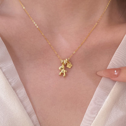 pony necklace for women sterling silver cute necklace for women