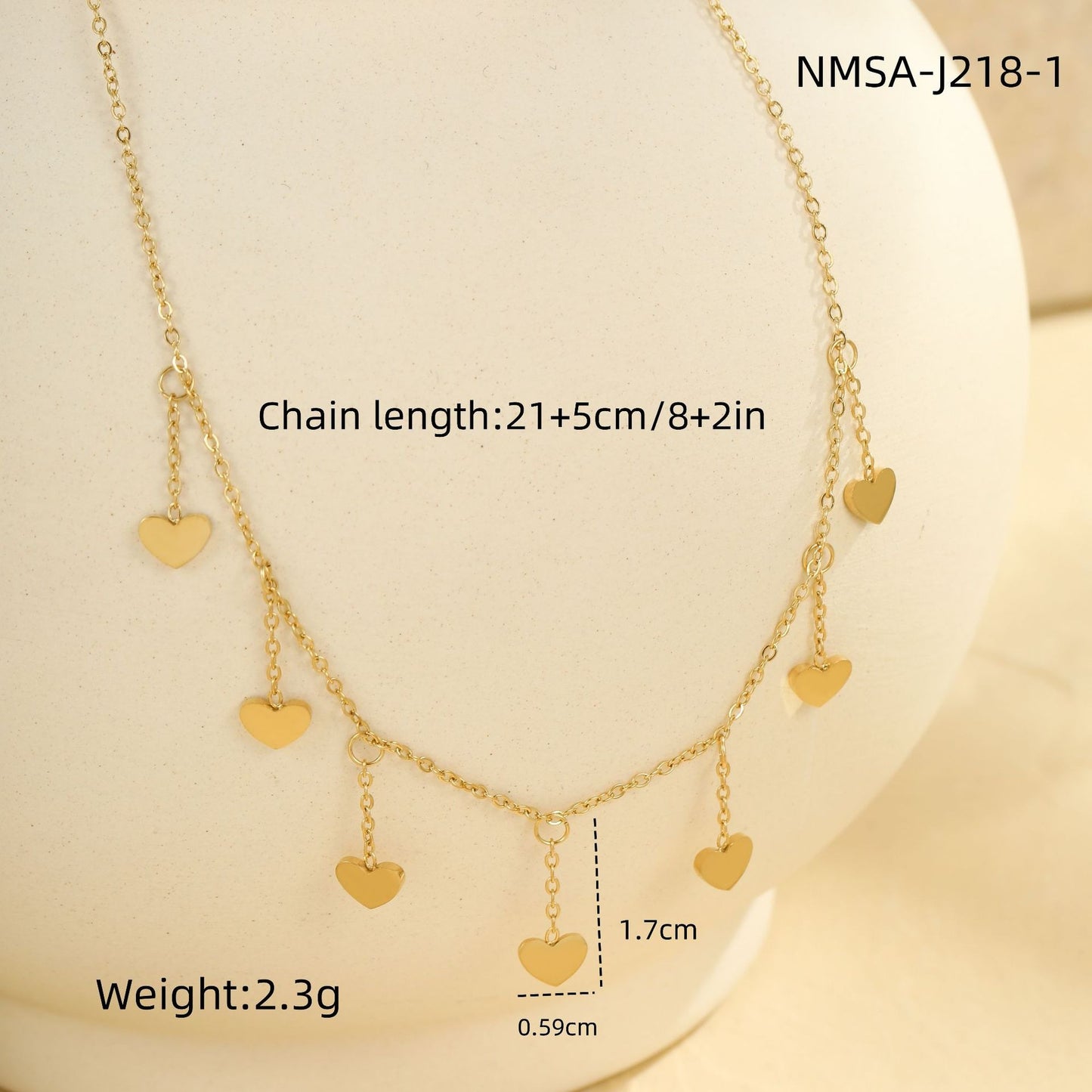 Wholesale 5 Piece Stainless Steel 18K Gold Plated Anklet Set Beach Fashion