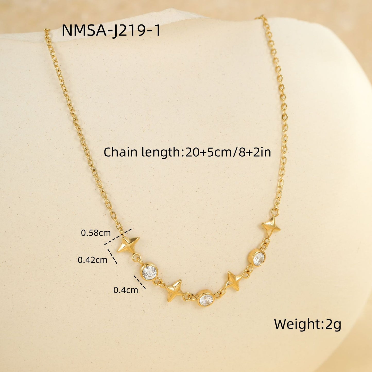 Wholesale 5 Piece Stainless Steel 18K Gold Plated Anklet Set Beach Fashion