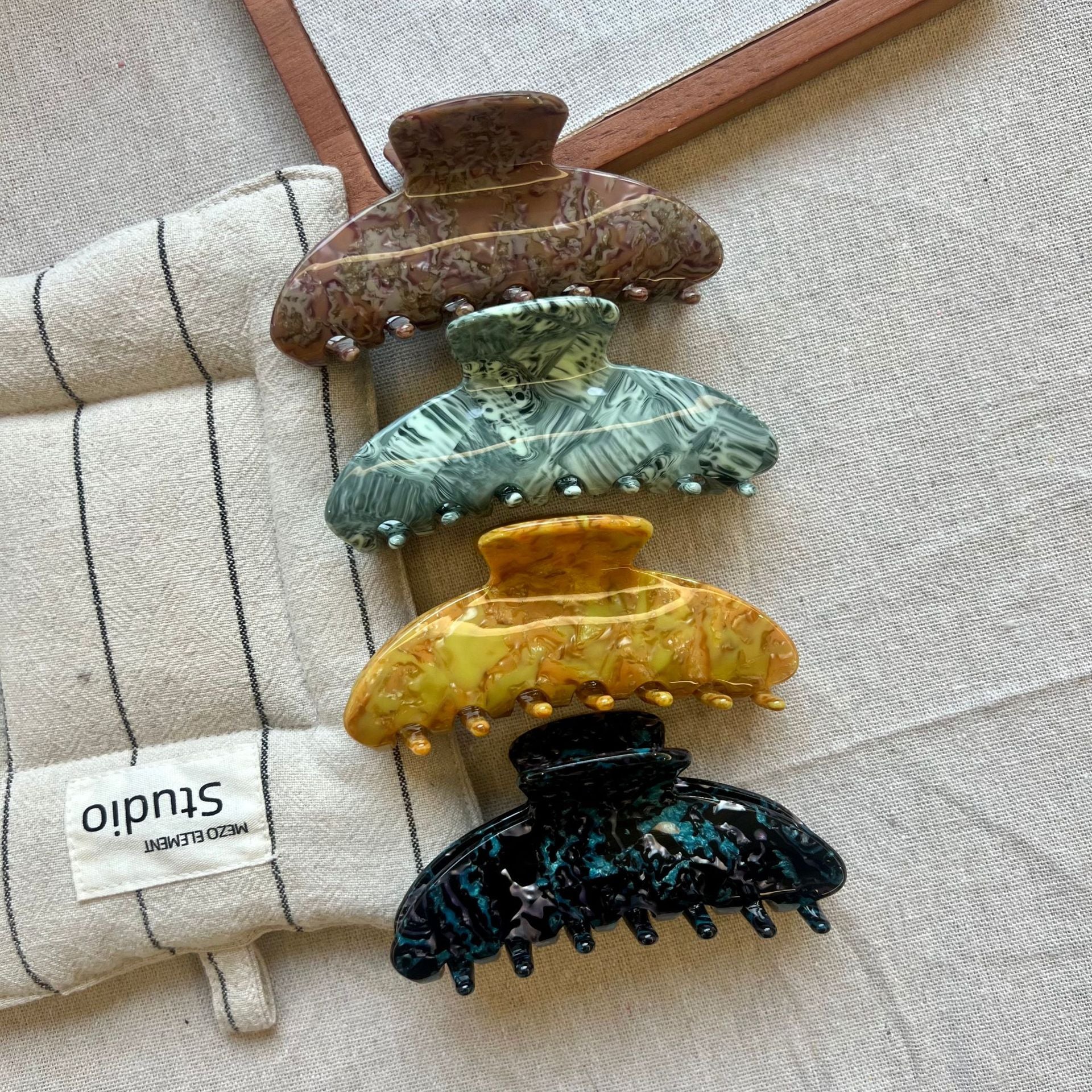 acetate hair clip large claw clips for thick hair