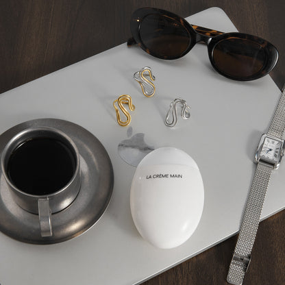 Gold silver and two tone double layer S shape adjustable open stainless steel rings for wholesal