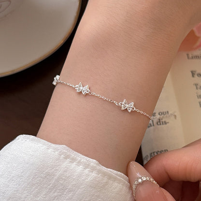 dainty butterfly bracelet for women gift jewelry
