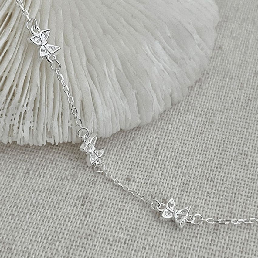 925 silver butterfly bracelet wholesale style