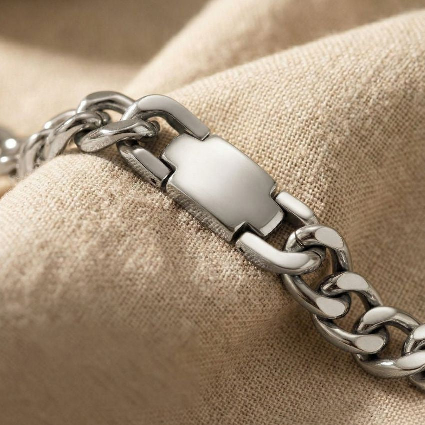 Chunky cuban link bracelet