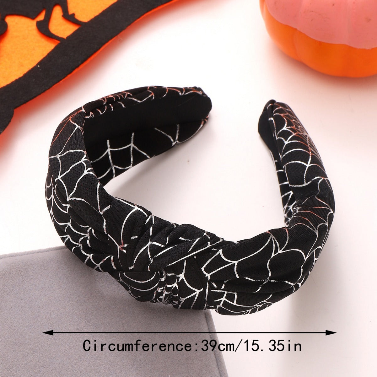 halloween hairbands black spiderweb