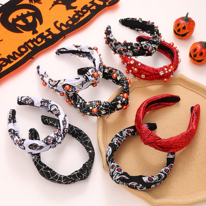 halloween hairbands with beads jeweled