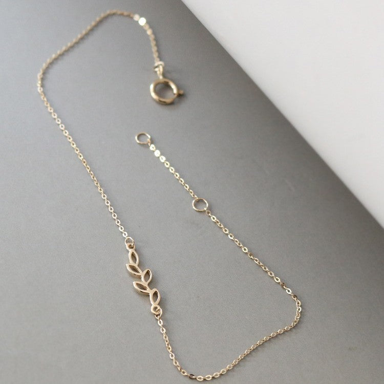delicate olive leaf bracelet wholesale jewelry gift
