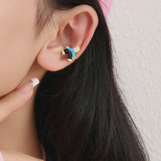 Wholesale Trendy Boutique Brass Earrings 5 Pairs Set - Elegant Accessories for Daily Wear & Gift Shops Wholesale Brass Jewelry Supplier JR Fashion