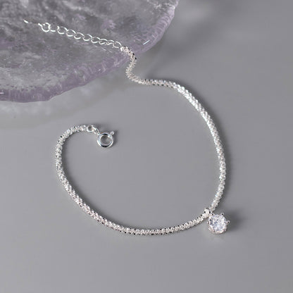 925 Sterling Silver Creative Minimalist Starry Zircon Bracelet Set of 5