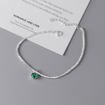 925 Sterling Silver Creative Minimalist Starry Zircon Bracelet Set of 5
