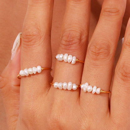 pearl rings jewelry women