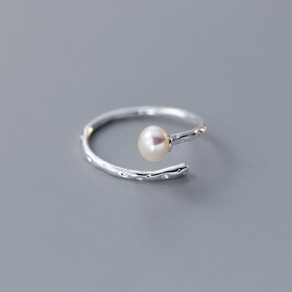 Sterling Silver Fresh Sweet Bloom Series Open Ring Set of 5