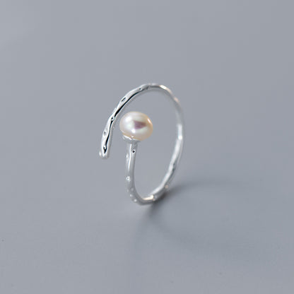 Sterling Silver Fresh Sweet Bloom Series Open Ring Set of 5