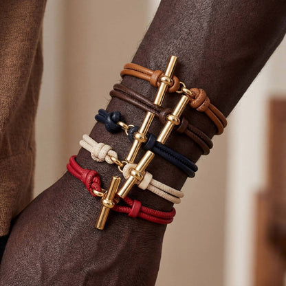 Stacked T bar bracelets mixed colors minimal toggle bracelet wholesale set