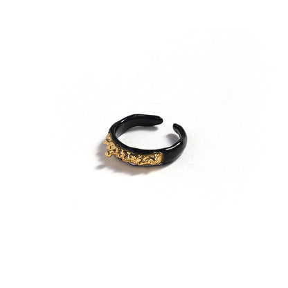 Wholesale Vintage Zircon Enamel Rings Fashion Jewelry Five Piece Set