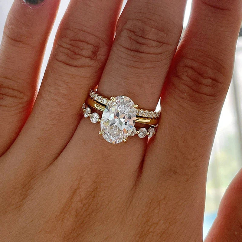 wholesale cubic zirconia eternity band 925 sterling silver wedding ring inspired by Taylor Swift